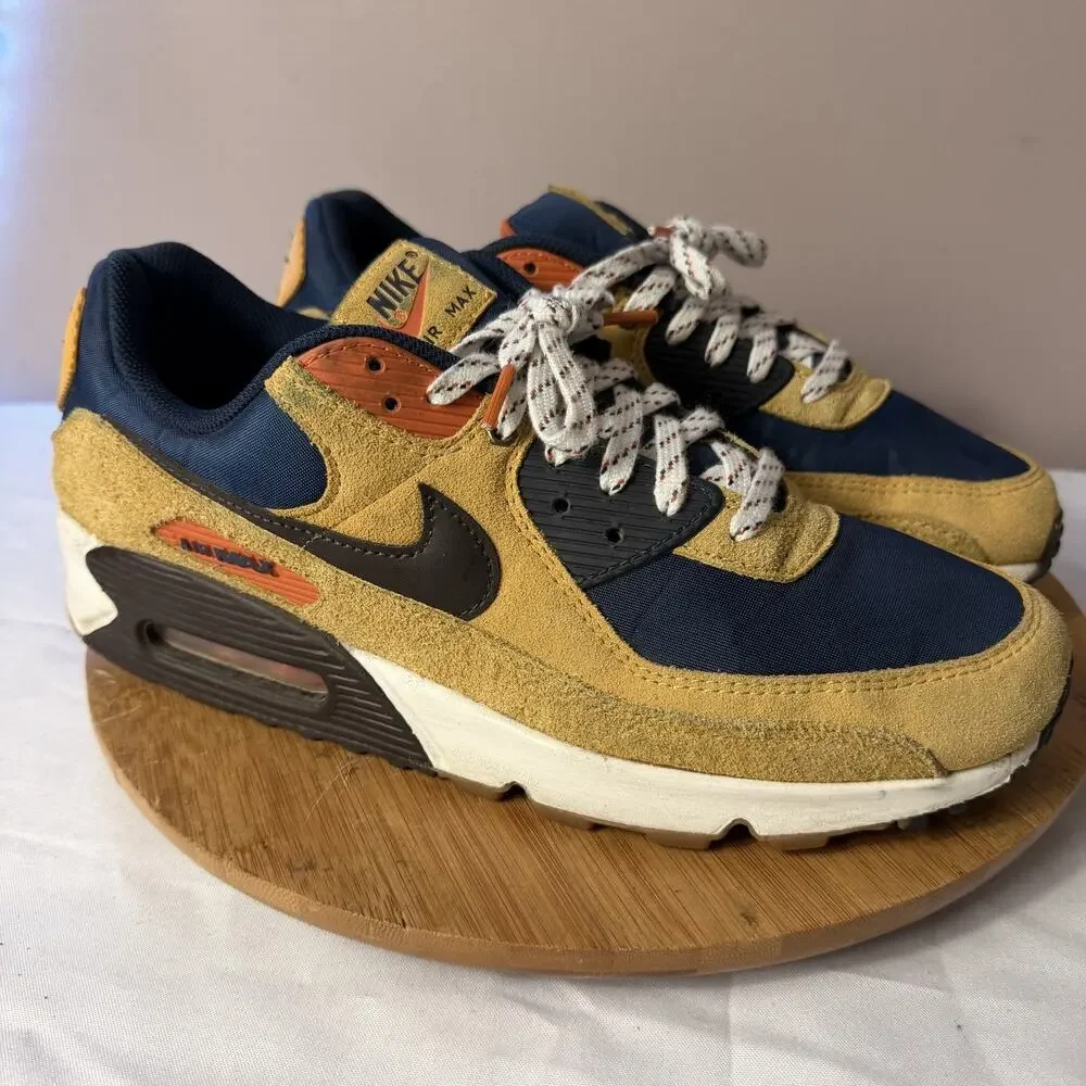 Nike Air Max 90 Bucktan Team Navy-DZ5175-200 Size 12